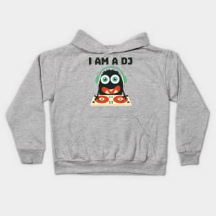 I am a DJ monster Kids Hoodie